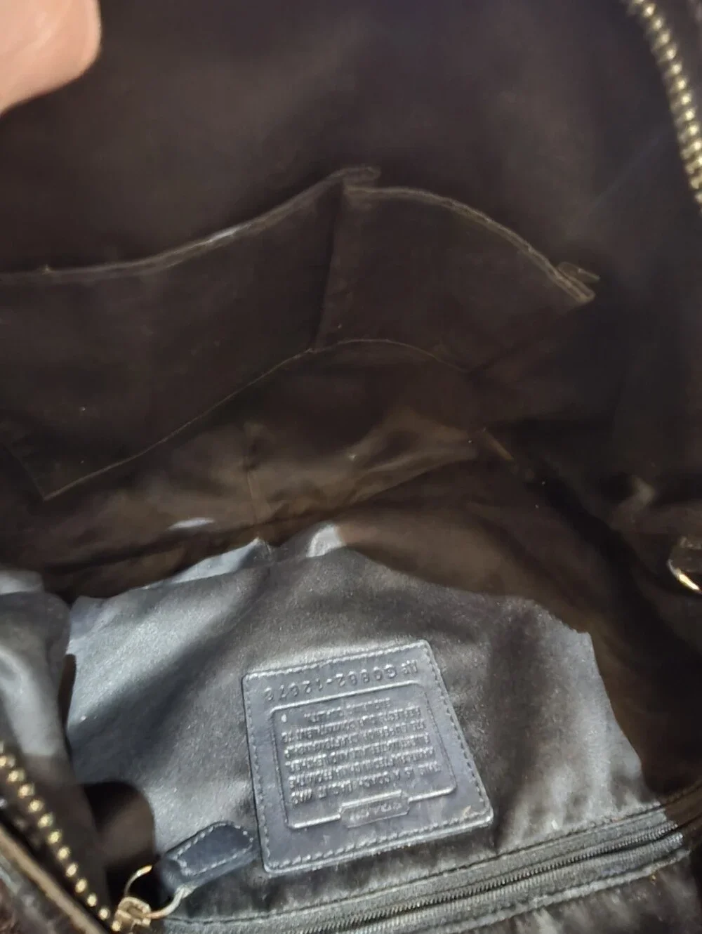 Coach Y2K Signature Large Hobo Bag no. 12676 in Black & BrownEUC